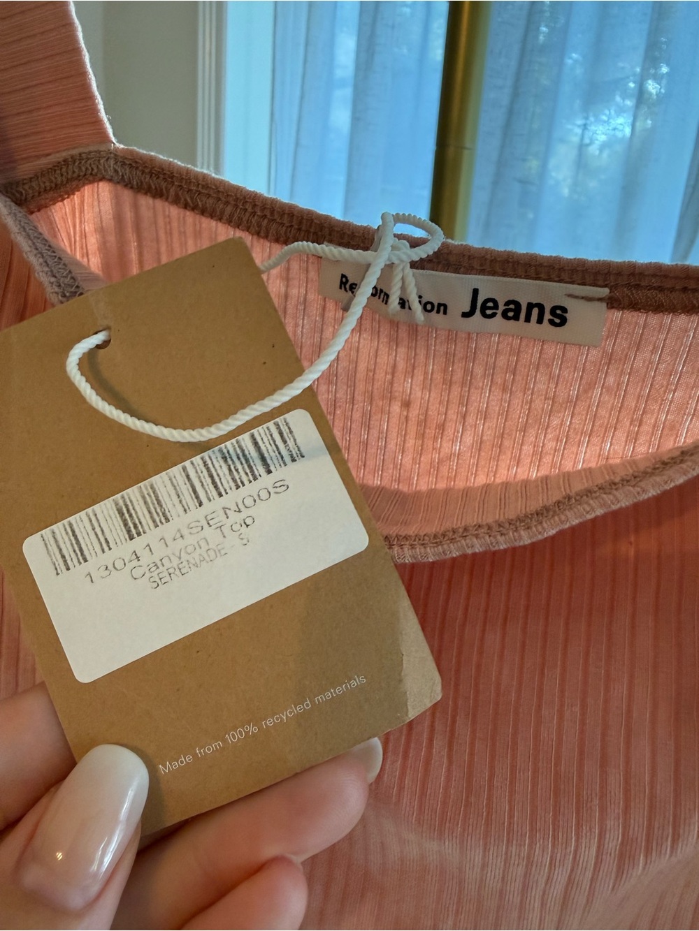 Reformation Ribbed canyon knit Tank - S - Picture 5 of 5